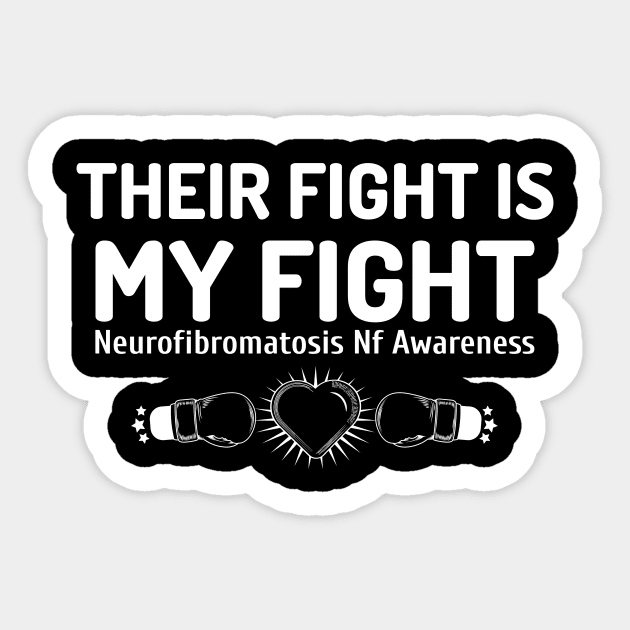 Neurofibromatosis Nf Awareness Sticker by victoria@teepublic.com